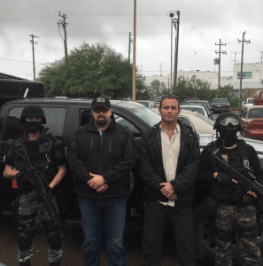 Breitbart Texas' Ildefonso Ortiz and Brandon Darby with Coahuila's GATES