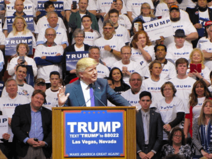 Donald Trump in Las Vegas (Michelle Moons / Breitbart News)