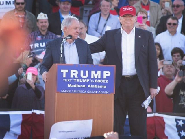 Sen. Jeff Sessions (R-AL) announces his support for Republican presidential candidate Dona
