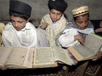 Students of an Islamic seminary Getty conversion to Islam