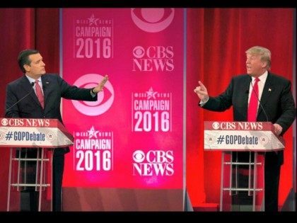 Trump vs Cruz SC Debate Jim Watson Getty