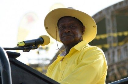 Uganda's veteran President Yoweri Museveni of the ruling National Resistance Movement (NRM