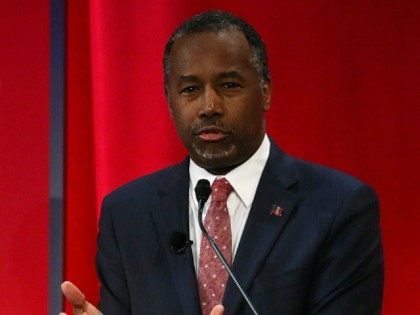 Republican presidential candidate Ben Carson participates in a CBS News GOP Debate Februar