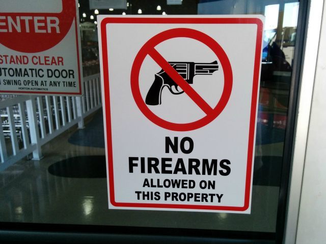 no guns allowed