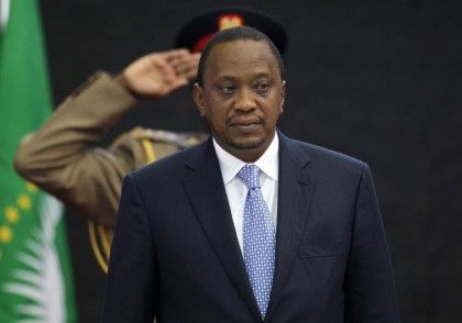 Kenya's President Uhuru Kenyatta