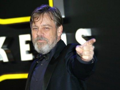 Mark Hamill poses for photographers upon arrival at the European premiere of the film 'Star Wars: The Force Awakens ' in London, Wednesday, Dec. 16, 2015. (Photo by Joel Ryan/Invision/AP)