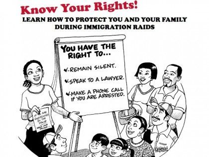 Princeton, NJ, pamphlet "Protect You and Your Family," aimed at educating illegal immigran