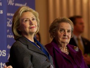 Madeleine Albright and Gloria Steinem scold young women for not supporting Clinton