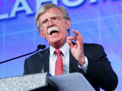 Former United Nations Ambassador John Bolton speaks at the Southern Republican Leadership Conference in Oklahoma City on Friday, May 22, 2015. (