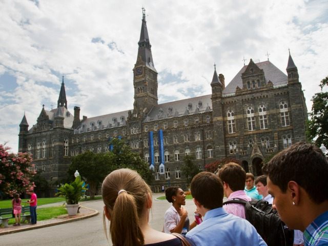 prospective students tour Georgetown University's campus in Washington. The nation’s college and university endowments, often used to fund scholarships and professorships, had strong growth in 2013, according to a report released Jan. 28, 2014. That’s a bit of good news for higher education institutions under pressure to hold down tuition …