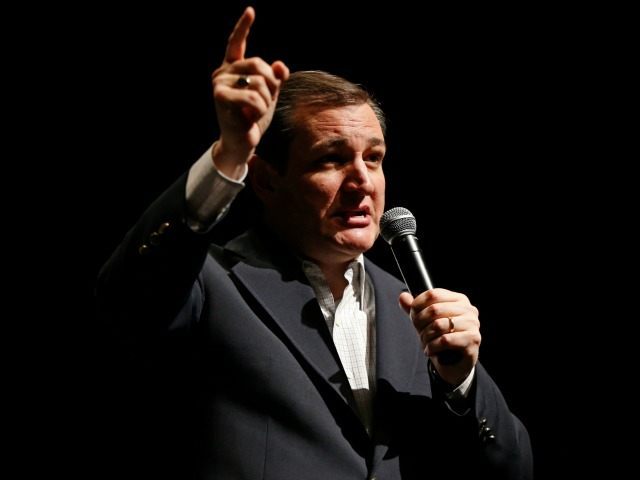 Republican presidential candidate Sen.Ted Cruz speaks at a campaign stop Friday, March 4,