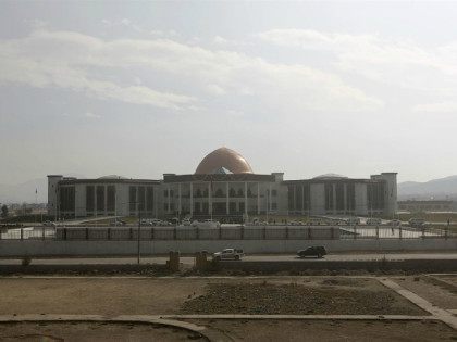 A general view of the new Afghan parliament building is seen in Kabul, Afghanistan, in thi