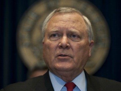 Georgia Gov. Nathan Deal answers questions from the media during a news conference at the