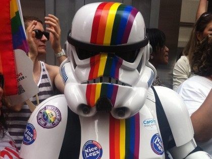 Gay stormtrooper (Boss Tweed / Flickr / CC / Cropped)