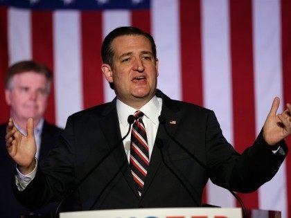 HOUSTON, TX - MARCH 15: Republican presidential candidate Sen. Ted Cruz (R-TX) speaks at