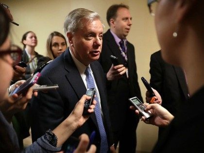 U.S. Sen. Lindsey Graham (R-SC) March 16, 2016 on Capitol Hill in Washington, DC.