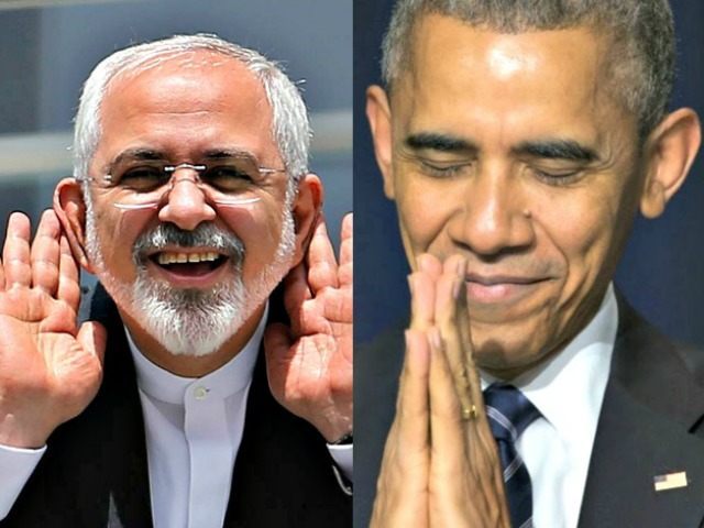 Iranian Zarif and Obama Prayerful AP Photos