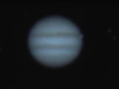 Jupiter impact (Screenshot / YouTube / Gerrit Kernbauer)