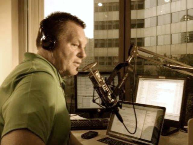 Matt Patrick on the air in Hoston.