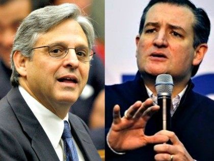 Merrick Garland and Ted Cruz