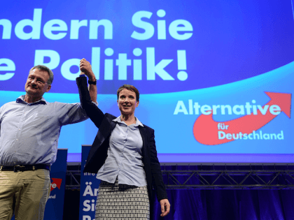 ESSEN, GERMANY - JULY 4: Frauke Petry, the new Chairwoman of the AfD (Alternative fuer Deu