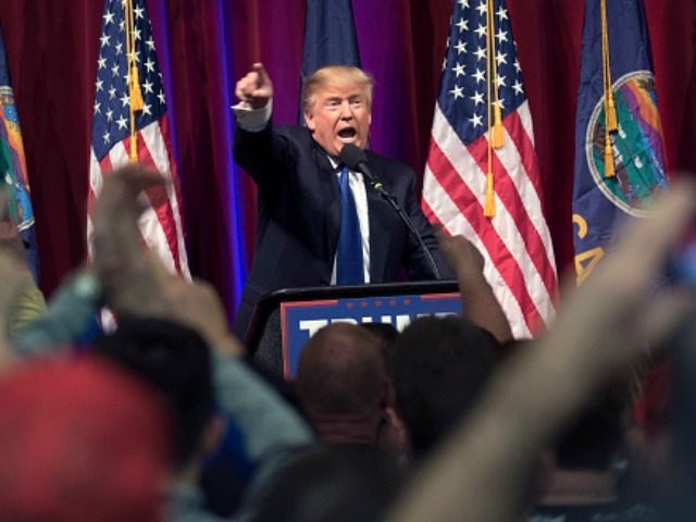 Donald Trump on March 5, 2016 in Wichita, Kansas.
