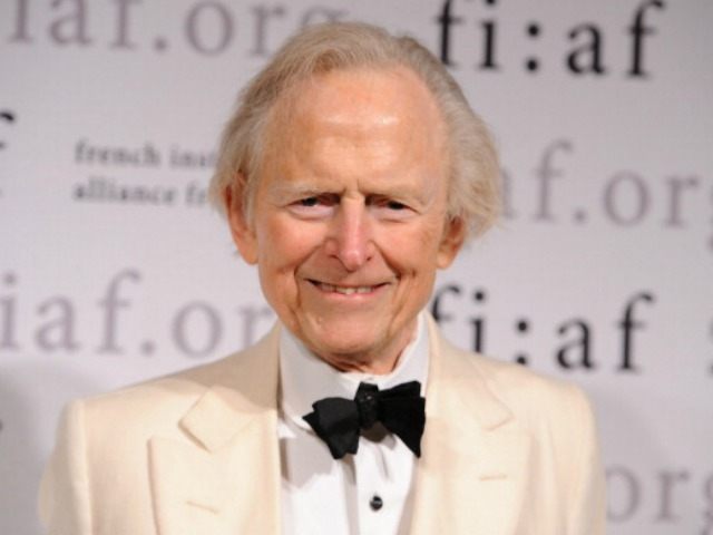Author Tom Wolfe at The Plaza Hotel on November 30, 2012 in New York City.