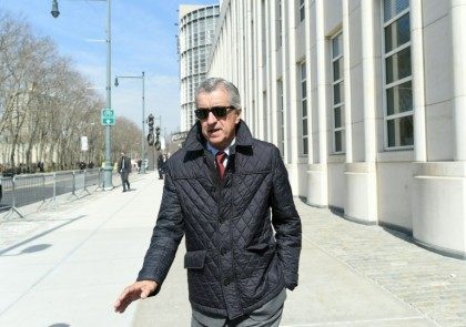 Miguel Trujillo, a Colombian former FIFA match agent, leaves the Federal Court in Brooklyn