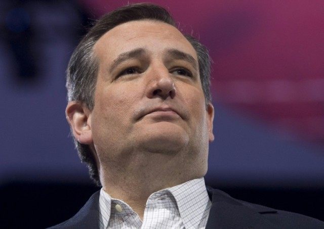 Texas Senator and Republican Presidential Hopeful Ted Cruz speaks during the annual Conser
