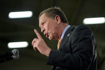 Republican US Presidential hopeful Ohio Governor John Kasich insists he is about substance