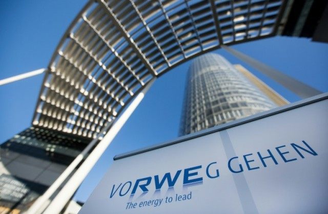 The headquarters of Germany's power supplier RWE in Essen, western Germany