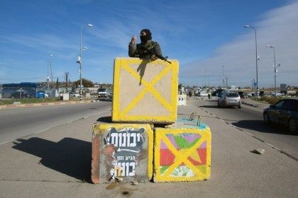 Gush Etzion junction, a major intersection near a large block of Israeli settlements in th