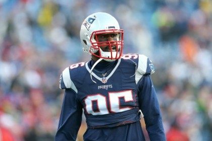 Chandler Jones, pictured on January 16, 2016, was the top pick in 2012 and had 12.5 quarte