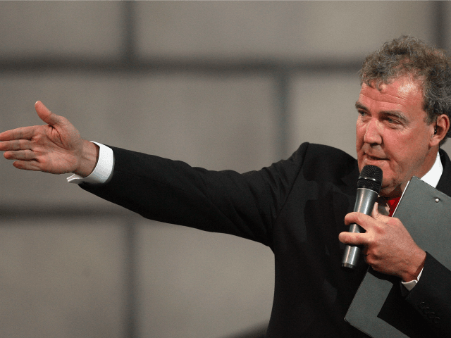 Jeremy Clarkson speaks at the Sunset pageant 'The City Salute' hosted by the Cit