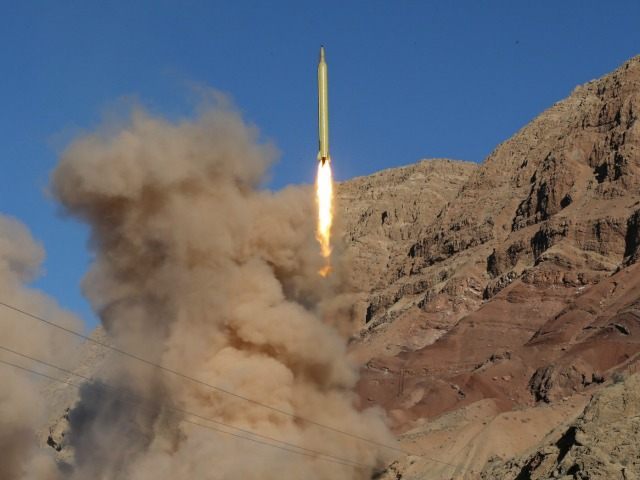 A long-range Qadr ballistic missile is launched in the Alborz mountain range in northern Iran on March 9, 2016. Iran said its armed forces had fired two more ballistic missiles as it continued tests in defiance of US warnings