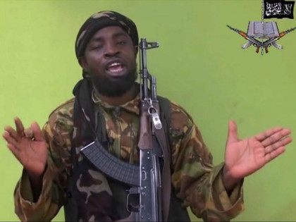 FILE -This May 12, 2014, file photo taken from video by Nigeria's Boko Haram terrorist network, shows their leader Abubakar Shekau speaking to the camera. Islamic State militants have accepted a pledge of allegiance by the Nigerian-grown Boko Haram extremist group, a spokesman for the Islamic State movement said Thursday, …