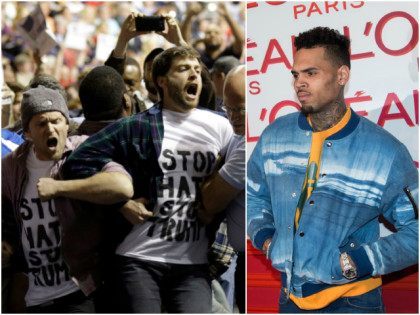 ‘F–k Trump and F–k the Pigs’: Chris Brown Urges Donald Trump Protesters to Travel in Groups