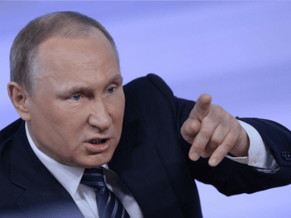 Russian President Vladimir Putin fired off an angry tirade against Turkey on December 17, 2015 ruling out any reconciliation with its leaders and accusing Ankara of shooting down a Russian warplane to impress the United States (NATALIA KOLESNIKOVA/AFP/Getty)