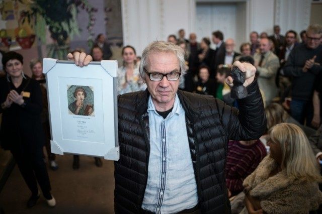 Swedish artist Lars Vilks known for his drawing of the prophet Muhammed is awarded with th
