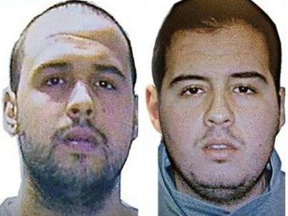 Handout pictures obtained via Interpol show Khalid (L) and Ibrahim (R) El Bakraoui, the two Belgian brothers identified as the suicide bombers who struck Brussels