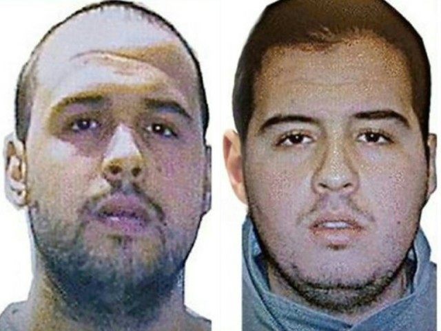 Handout pictures obtained via Interpol show Khalid (L) and Ibrahim (R) El Bakraoui, the tw