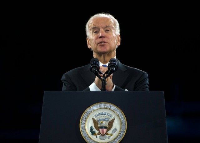 US Vice President Joe Biden addresses the American Israel Public Affairs Committee (AIPAC)