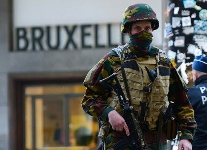 Belgium hiked its terror threat to its highest level after a triple suicide bombing in Bru