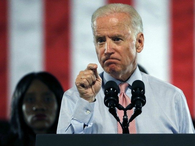 Vice President Joe Biden speaks at a rape-awareness event at the University of Colorado, in Boulder, Friday, April 8, 2016.