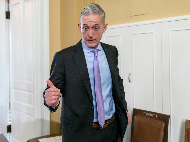 Rep. Trey Gowdy, R-S.C., arrives to testify as the House Rules Committee holds a hearing o