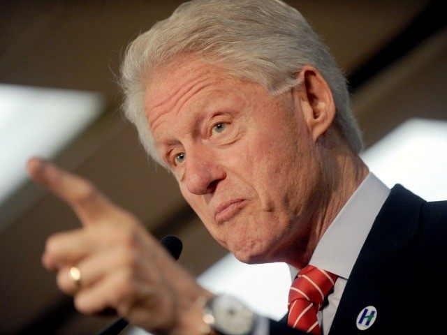 Former United States President Bill Clinton campaigns in support of his wife - Democratic