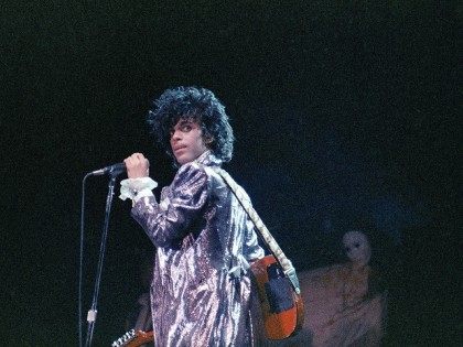 Singer Prince is shown in concert in 1985, (AP Photo)