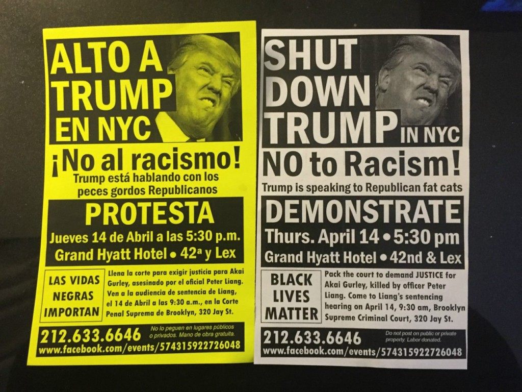 Anti Trump Flyers