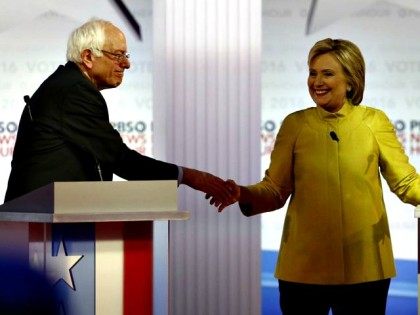 Bernie and Hillary AP Morry Gash