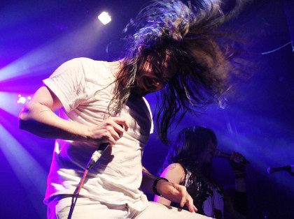 NEW YORK, NY - DECEMBER 31: Andrew W.K. performs at "Get Wet" a New Years Eve p